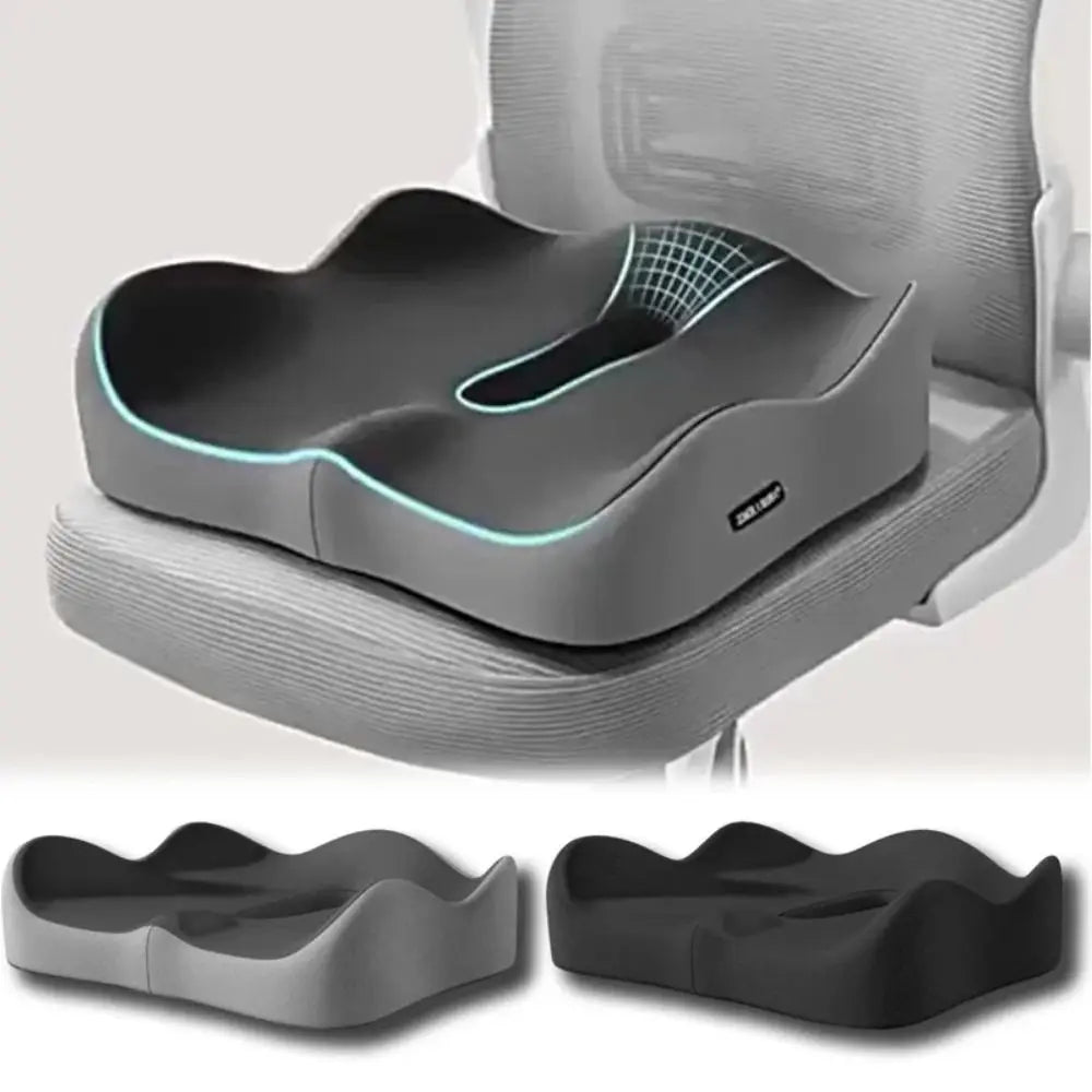Comfort Office Chair Car Seat Cushion Tailbone Sciatica Back Pain Relief Non-Slip Orthopedic Memory Foam Coccyx Cushion