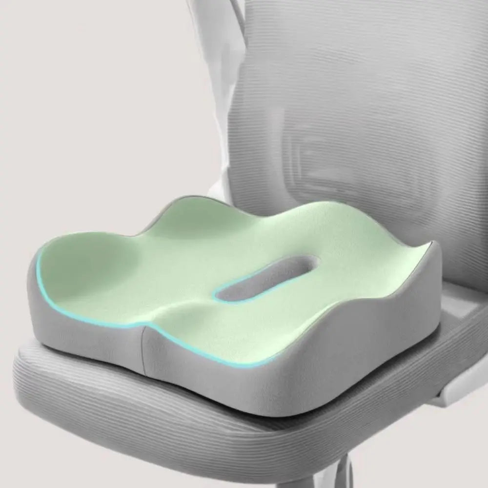 Comfort Office Chair Car Seat Cushion Tailbone Sciatica Back Pain Relief Non-Slip Orthopedic Memory Foam Coccyx Cushion