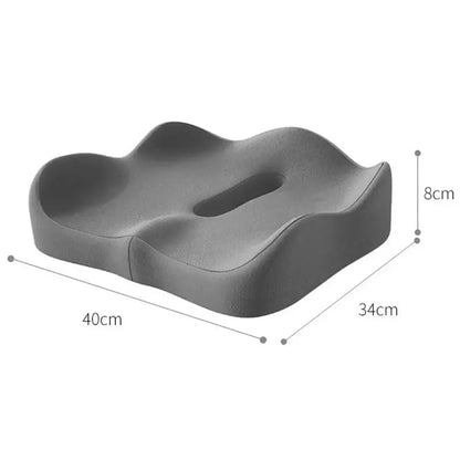 Comfort Office Chair Car Seat Cushion Tailbone Sciatica Back Pain Relief Non-Slip Orthopedic Memory Foam Coccyx Cushion